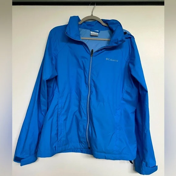 Women's Columbia Windbreaker Rain Jacket - Picture 1 of 6